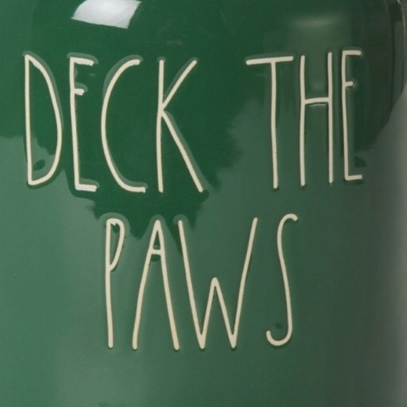 Rae Dunn “DECK THE PAWS” Canister - Picture 2 of 5